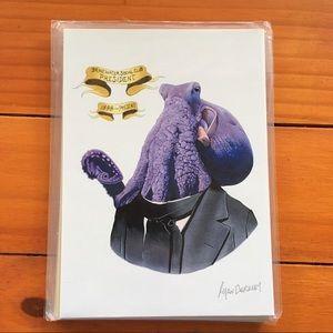 President Purple Octopus Ryan Berkley Print